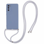 For Samsung Galaxy S20 FE / FE 5G / S20 Lite / S20 FE 2022 Case Rubberized TPU Cover with Long Lanyard