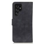 KHAZNEH For Samsung Galaxy S24 Ultra Phone Case Retro Texture Wallet Stand Cover
