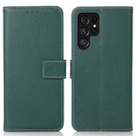 For Samsung Galaxy S24 Ultra Case Litchi Texture Wallet Leather Cover