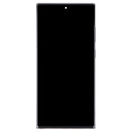 Til Samsung Galaxy S23 Ultra S918 Grade C OLED-skærm og digitizer-enhed + ramme (uden logo)