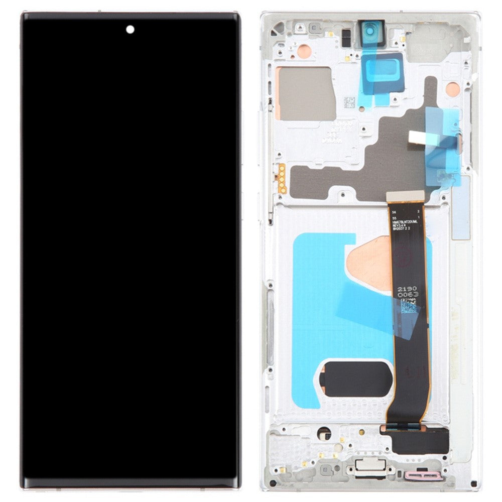 For Samsung Galaxy Note20 Ultra 5G N986 Grade C OLED Screen and Digitizer Assembly + Frame (Without Logo)