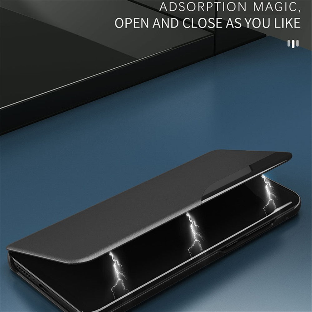 Til Samsung Galaxy A15 4G Etui View Window PU-læder Stand Cover
