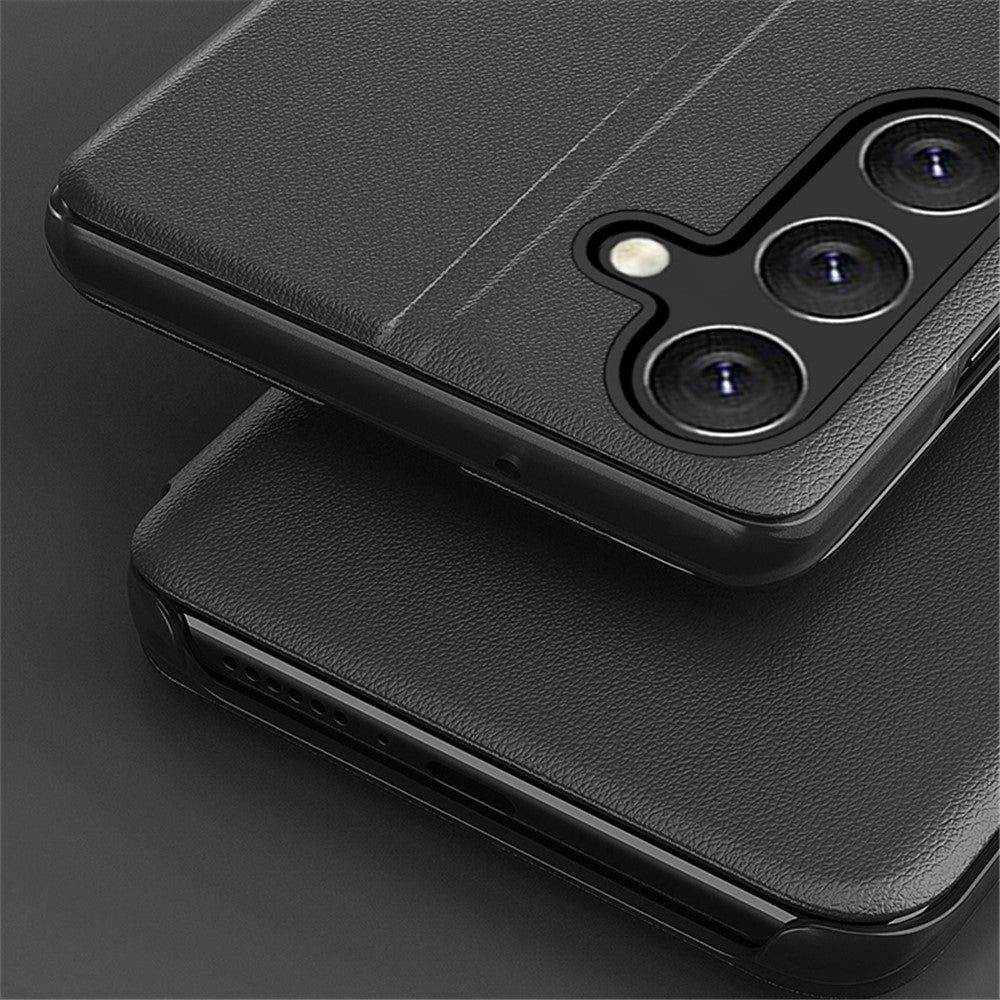 Til Samsung Galaxy A15 4G Etui View Window PU-læder Stand Cover
