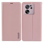 HANMAN Minuo Series For Xiaomi 13T / 13T Pro / Redmi K60 Ultra Case PU Leather Stand Magnetic Clasp Phone Cover