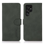 KHAZNEH För Samsung Galaxy S24 Ultra Skal PU Läder Magnetiskt mobilstativ Skal Plånbok