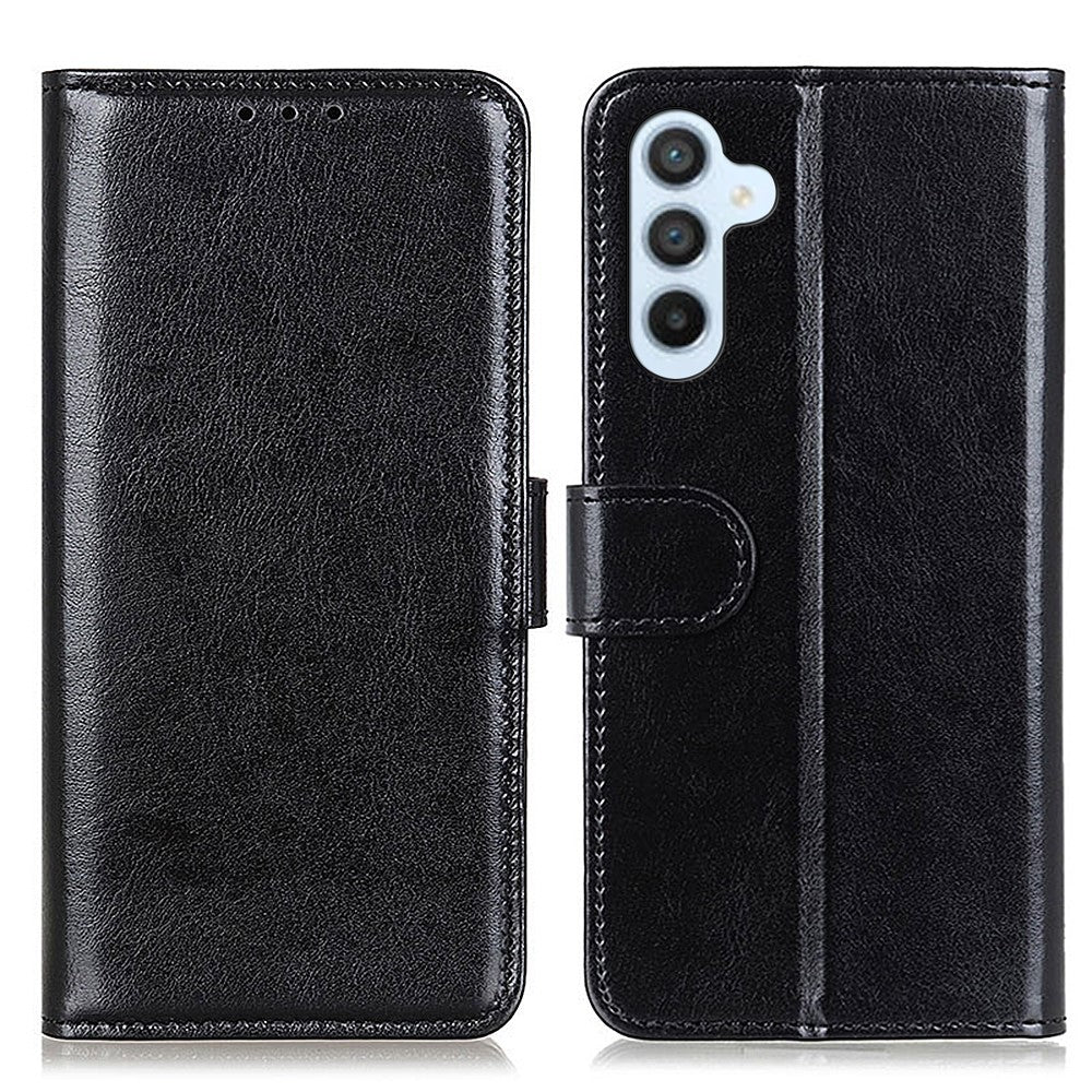 For Samsung Galaxy S25 / S24 Case Wallet Crazy Horse Texture PU Leather Phone Cover