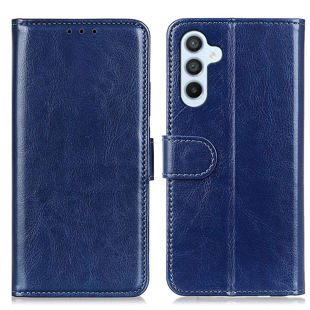 For Samsung Galaxy S25 / S24 Case Wallet Crazy Horse Texture PU Leather Phone Cover