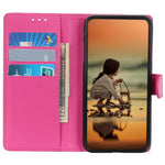 Til Samsung Galaxy S25+ / S24+ etui PU læder telefon stativ cover pung litchi tekstur telefon skal
