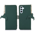 Wallet Phone Cover for Samsung Galaxy S25 / S24 Case RFID Blocking Phone Stand Shell