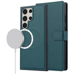 For Samsung Galaxy S23 Ultra Case Detachable PU Wallet Phone Magnetic Case