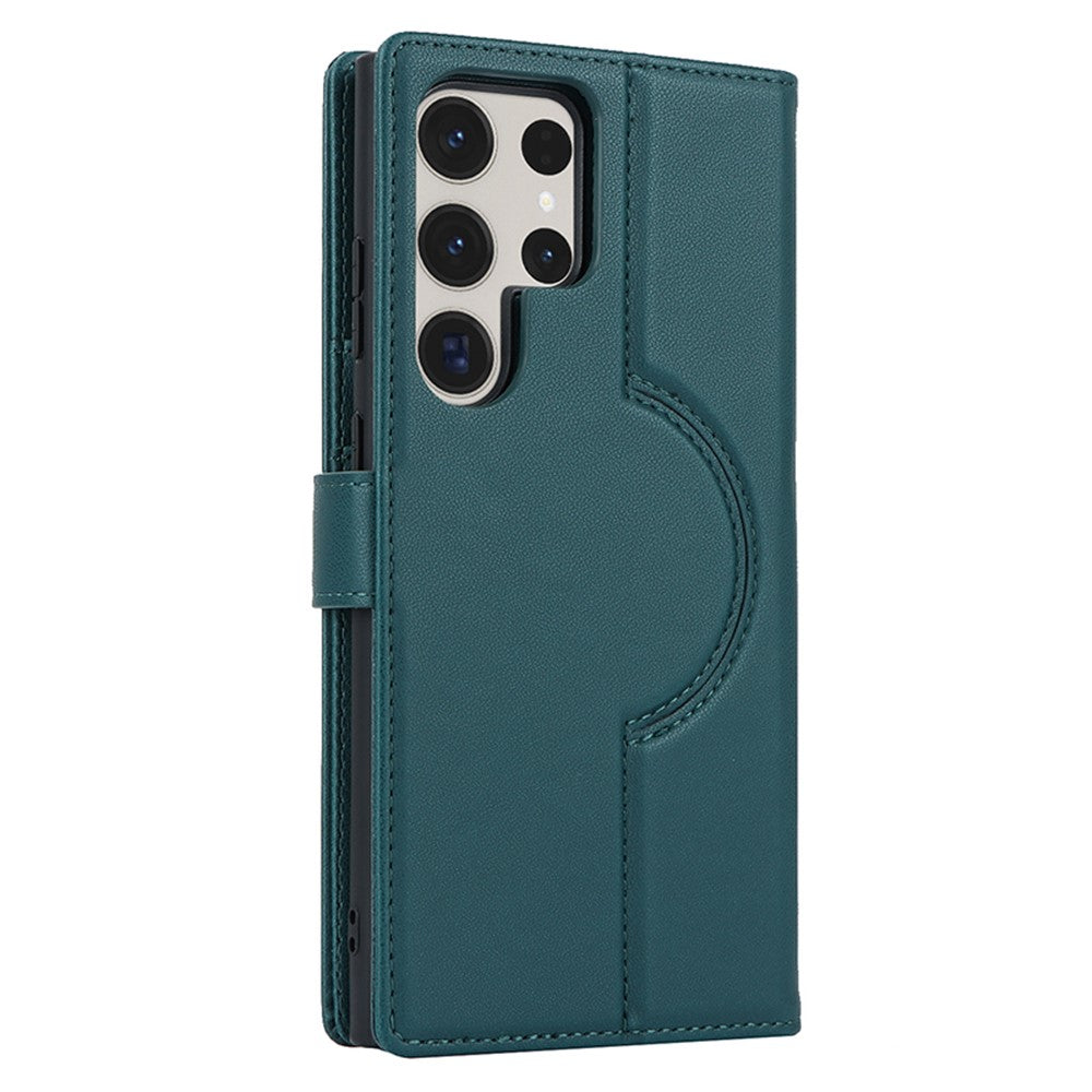 For Samsung Galaxy S23 Ultra Case Detachable PU Wallet Phone Magnetic Case