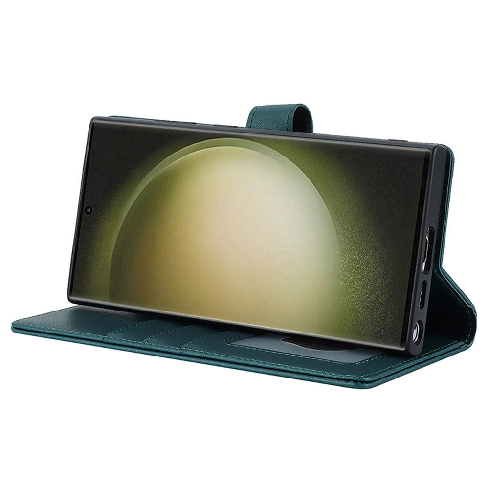 For Samsung Galaxy S23 Ultra Case Detachable PU Wallet Phone Magnetic Case