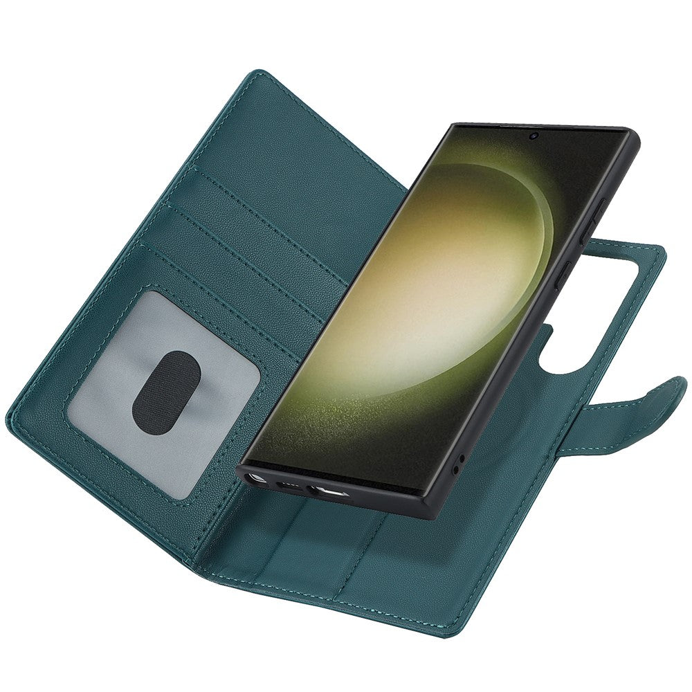 For Samsung Galaxy S23 Ultra Case Detachable PU Wallet Phone Magnetic Case