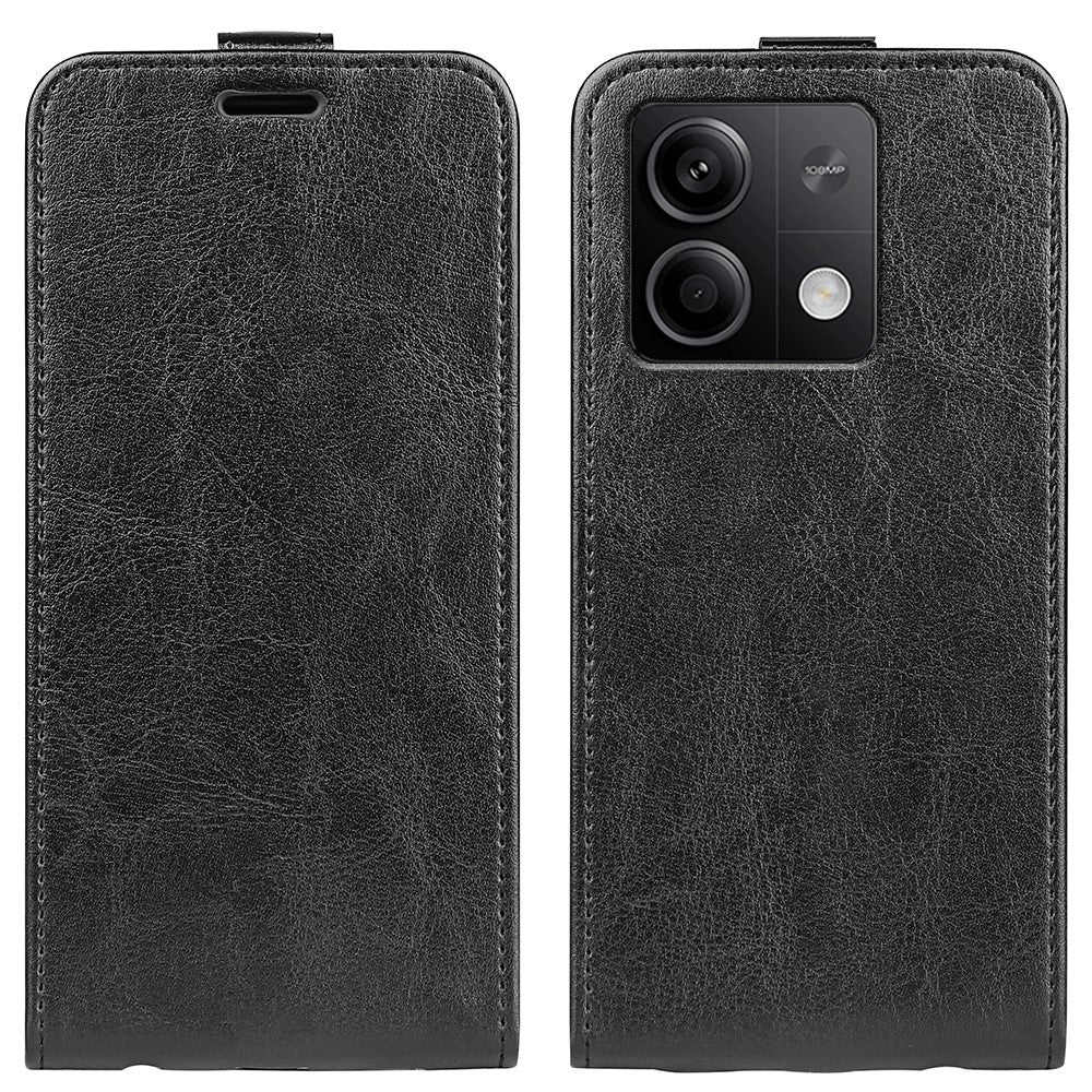 For Xiaomi Redmi Note 13 5G Case Anti-Dust Phone Shell PU Leather Cover with Card Slot