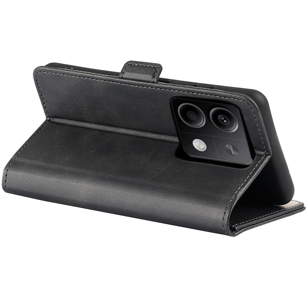 For Xiaomi Redmi Note 13 5G Case Stand Flip Calf Texture Phone Cover PU Leather Wallet Phone Shell
