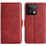 For Xiaomi Redmi Note 13 5G Case Stand Flip Calf Texture Phone Cover PU Leather Wallet Phone Shell