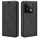 For Xiaomi Redmi Note 13 5G Cell Phone Case PU Leather Wallet Stand Phone Shell with Skin-touch Feeling