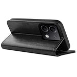 Xiaomi Redmi Note 13 5G-skal Lädermobilskydd Crazy Horse Texture Stand Plånbok