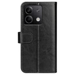 Xiaomi Redmi Note 13 5G-skal Lädermobilskydd Crazy Horse Texture Stand Plånbok