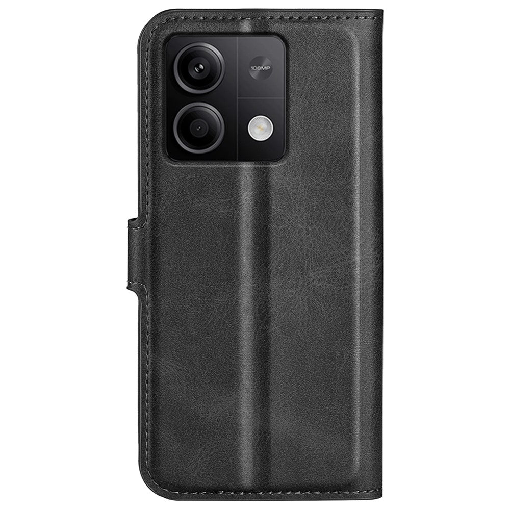 Phone Cover for Xiaomi Redmi Note 13 5G Case Stand PU Leather Calf Texture Phone Shell Wallet