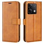 Phone Cover for Xiaomi Redmi Note 13 5G Case Stand PU Leather Calf Texture Phone Shell Wallet