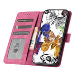 For Samsung Galaxy S24 Ultra Case Butterfly Imprinted PU Leather Wallet Phone Cover with Strap