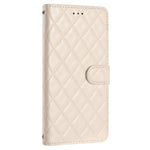For Samsung Galaxy S24 Case Rhombus Stitching Line Phone Leather Cover with Stand
