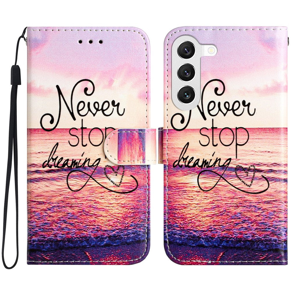 For Samsung Galaxy S24 Case PU Leather Pattern Printing Design Phone Cover