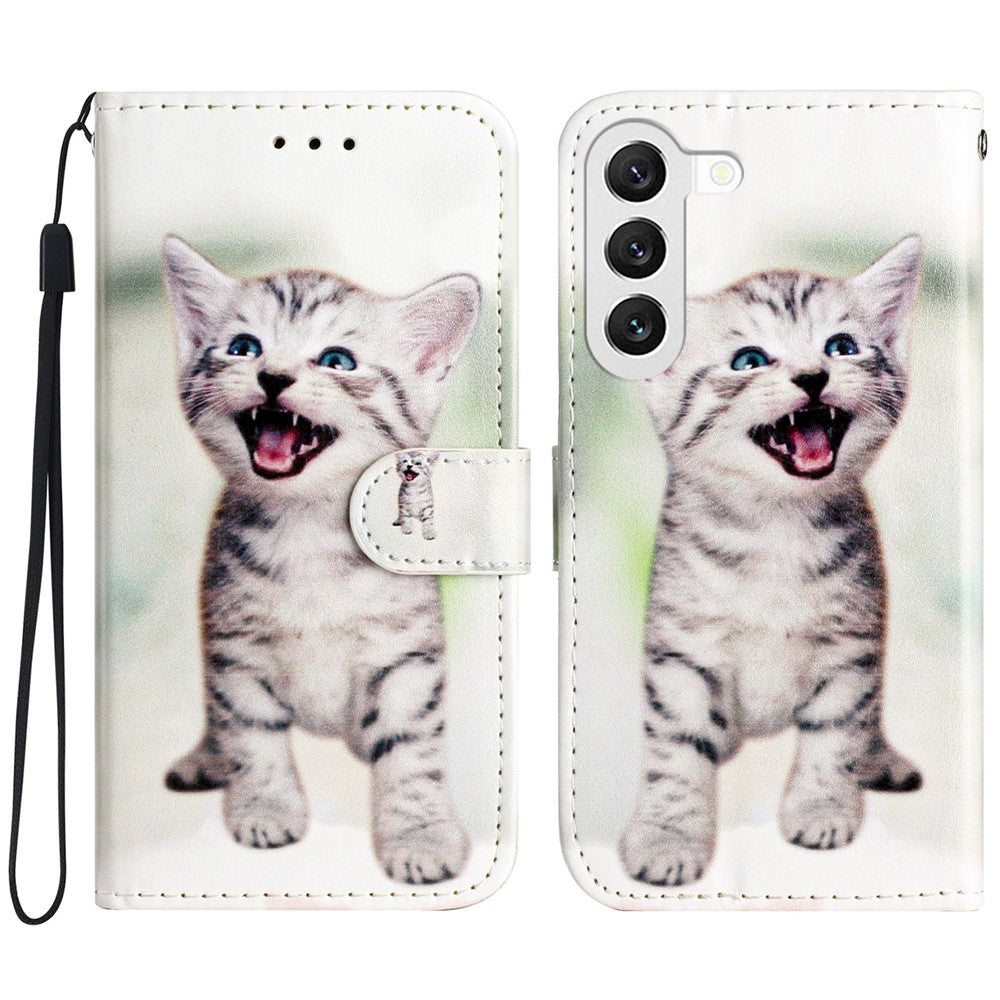 For Samsung Galaxy S24 Case PU Leather Pattern Printing Design Phone Cover