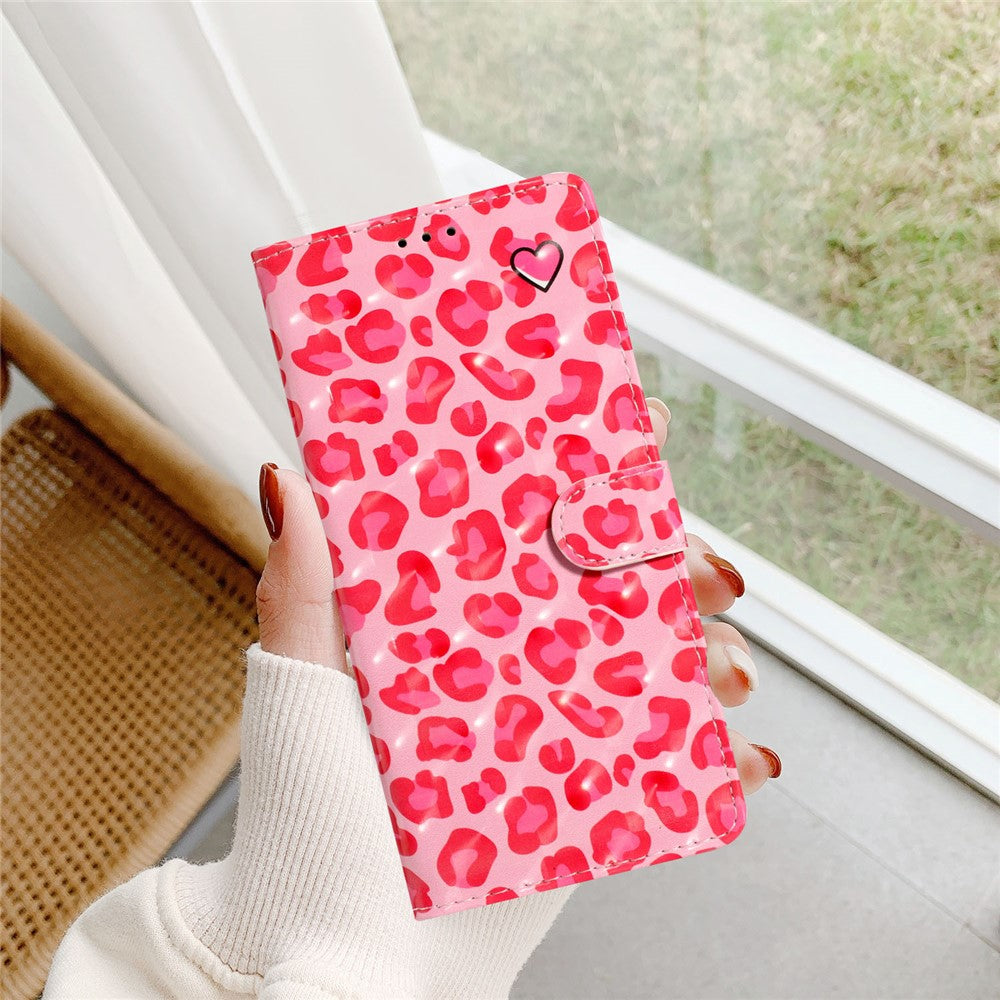 Til Oppo A76 / A36 / A96 4G / Realme 9i 4G etui PU læder 3D mønstret telefoncover
