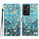 Til Oppo A76 / A36 / A96 4G / Realme 9i 4G etui PU læder 3D mønstret telefoncover