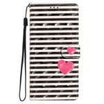 For Oppo A57 4G / A57 (2022) 5G / A77 5G Case 3D Pattern Printing Phone Leather Cover