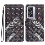 For Oppo A57 4G / A57 (2022) 5G / A77 5G Case 3D Pattern Printing Phone Leather Cover