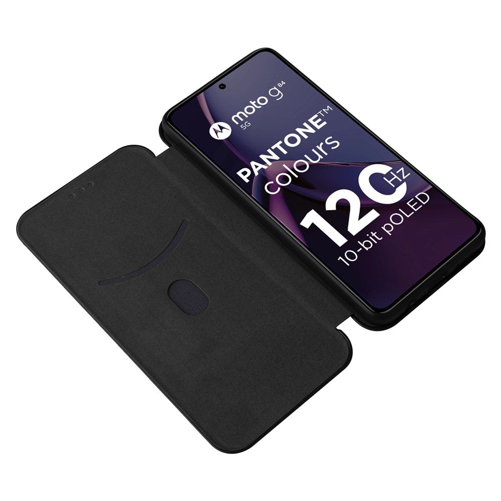 Til Motorola Moto G84 5G Etui Læder Stand Cover med Kortlomme