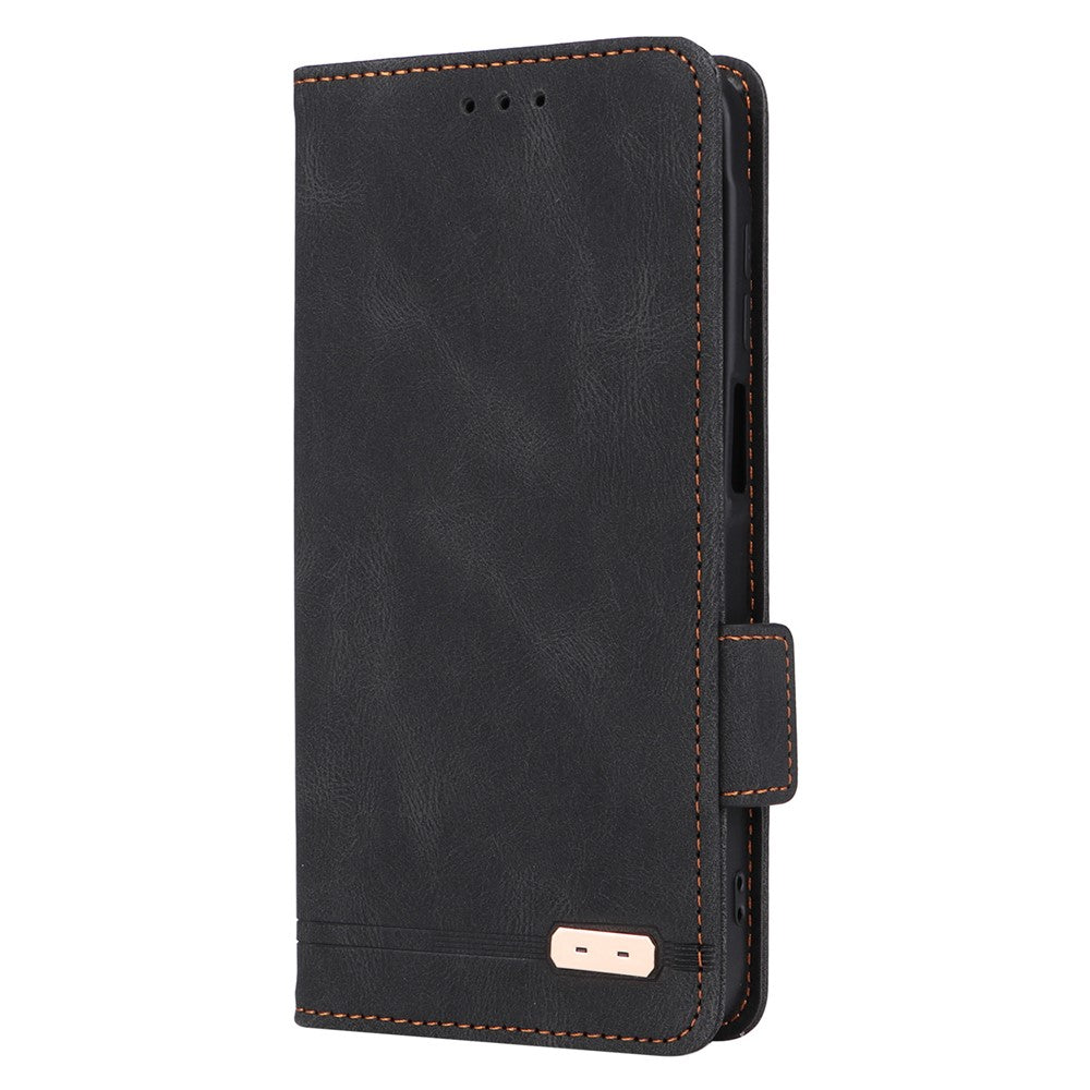 Til Samsung Galaxy A15 4G Cover Hardware Dekor Lædercover med Pungstativ
