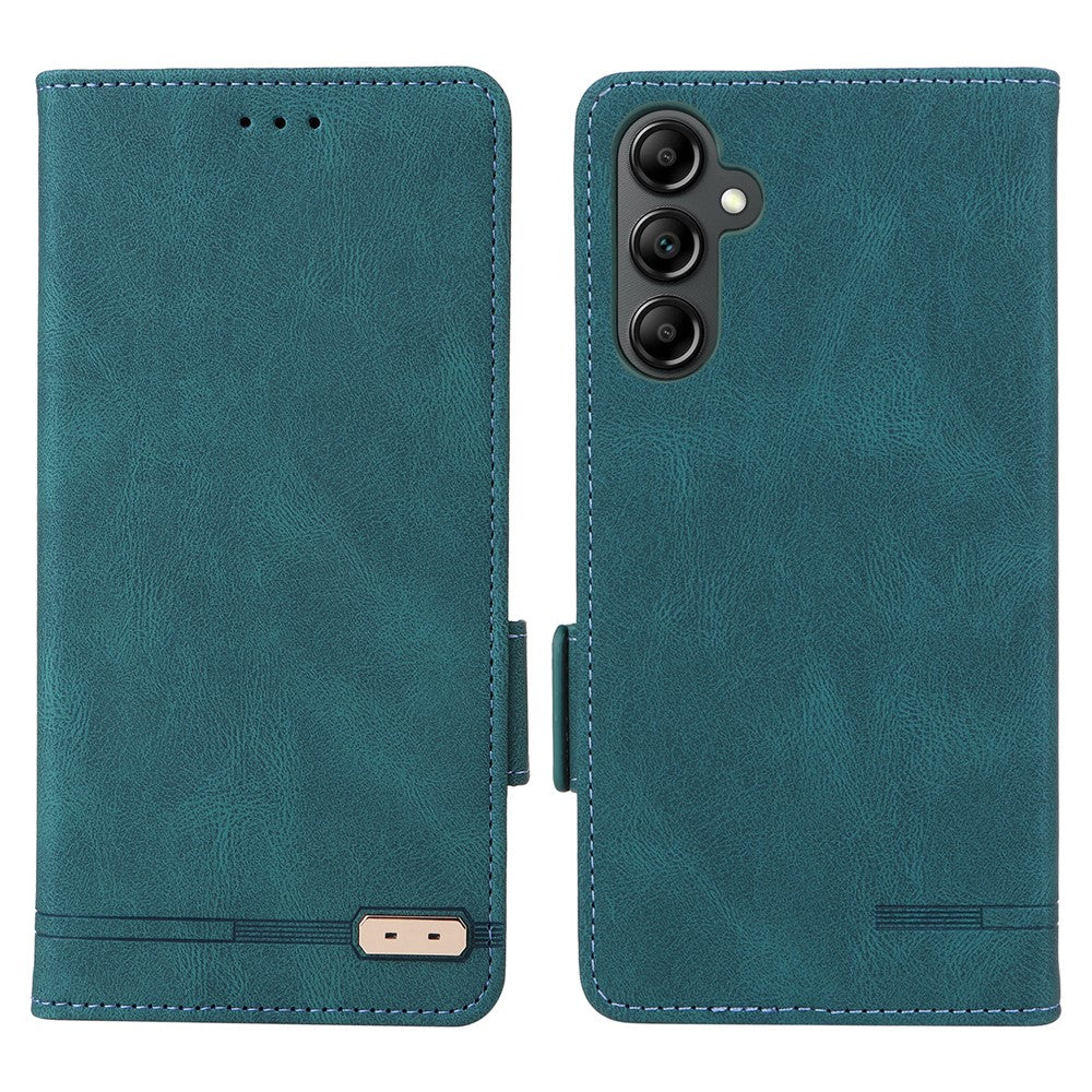 Til Samsung Galaxy A15 4G Cover Hardware Dekor Lædercover med Pungstativ