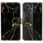 For Oppo A38 4G / A18 4G Case PU Leather Pattern Magnetic Folio Flip Phone Cover