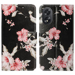 For Oppo A38 4G / A18 4G Case PU Leather Pattern Magnetic Folio Flip Phone Cover
