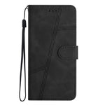 For Oppo A38 4G / A18 4G Case Lines Imprinted PU Leather Wallet Cover
