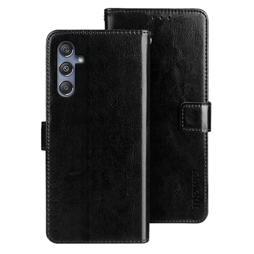 IDEWEI For Samsung Galaxy M34 5G / F34 5G Case Crazy Horse Texture Wallet Cover