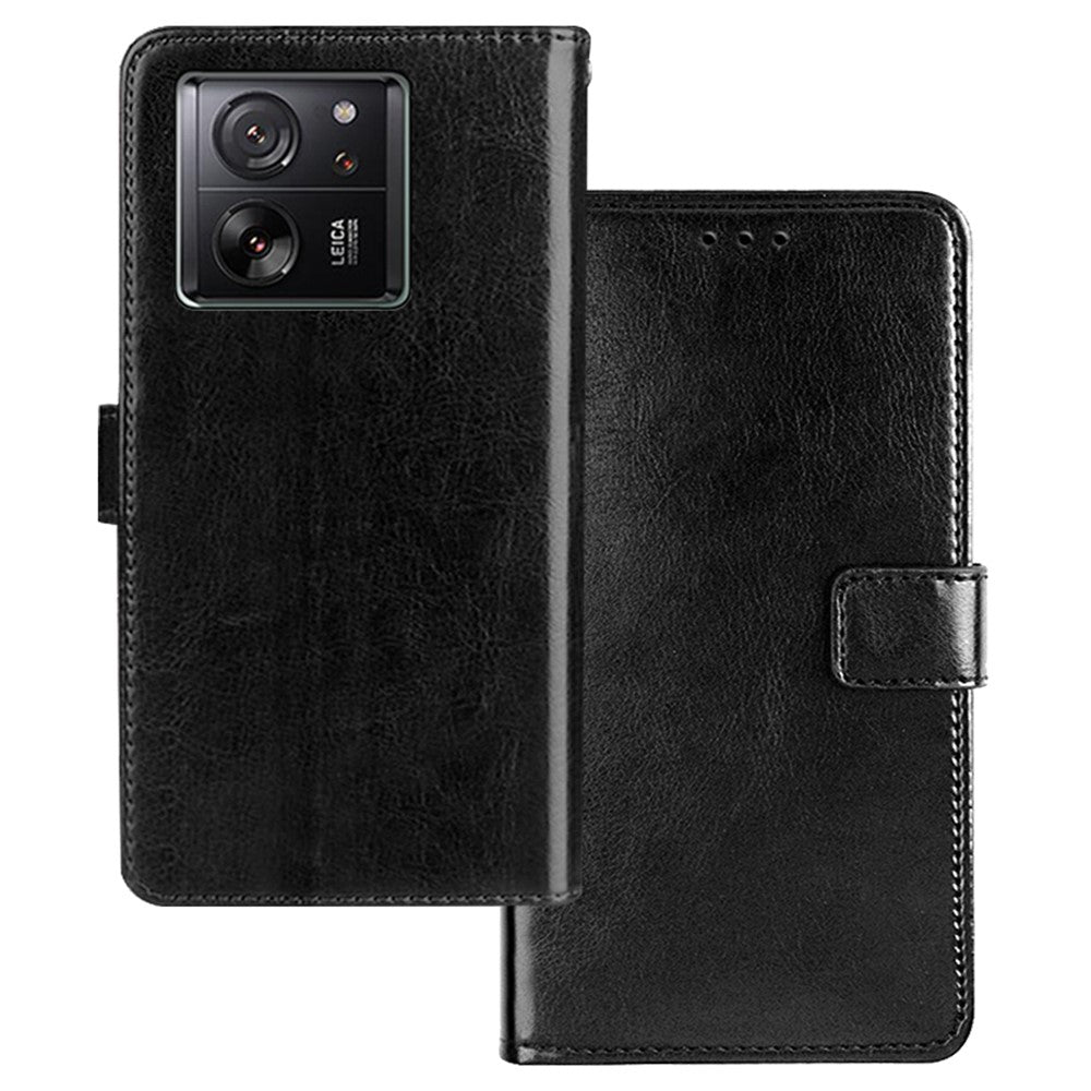 IDEWEI Fallskyddande mobilskal för Xiaomi 13T / 13T Pro / Redmi K60 Ultra Skal PU-läder Plånboksfodral