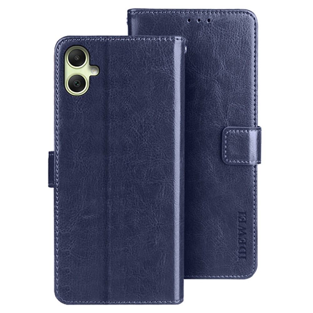 IDEWEI Til Samsung Galaxy A05 4G Cover Crazy Horse Tekstur Læder Telefoncover