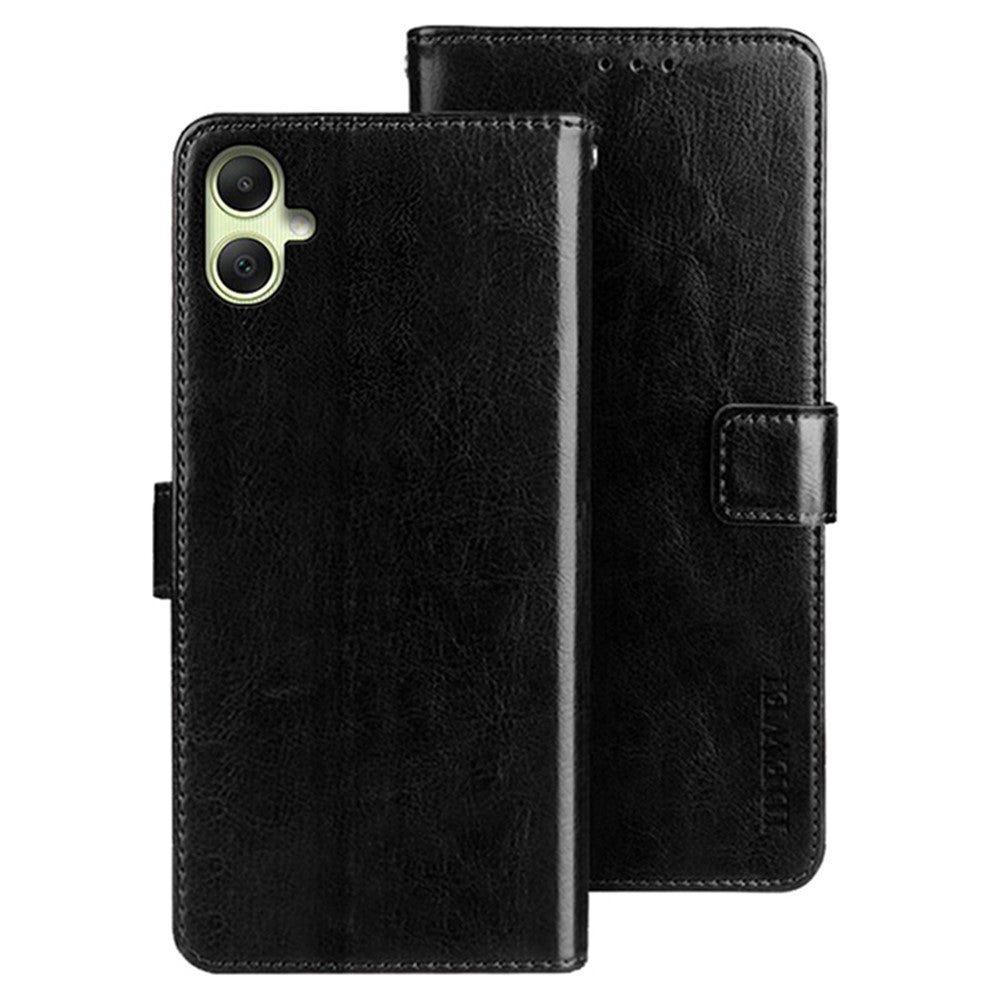 IDEWEI Til Samsung Galaxy A05 4G Cover Crazy Horse Tekstur Læder Telefoncover