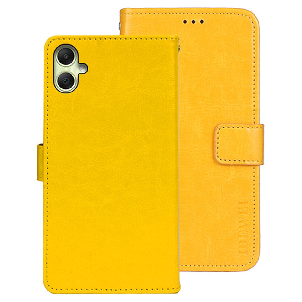 IDEWEI Til Samsung Galaxy A05 4G Cover Crazy Horse Tekstur Læder Telefoncover