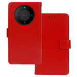IDEWEI För Huawei Mate 60 Pro Skal Slim-Fit Crazy Horse Texture Läder mobilstativ Skal