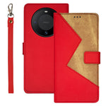 IDEWEI Card Slots Phone Shell for Huawei Mate 60 Case PU Leather Stand Phone Cover