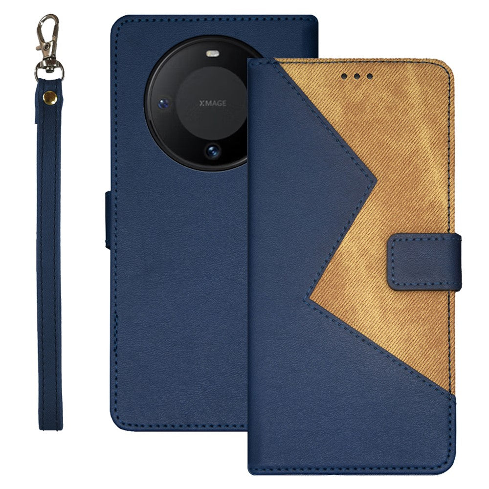 IDEWEI Card Slots Phone Shell for Huawei Mate 60 Case PU Leather Stand Phone Cover