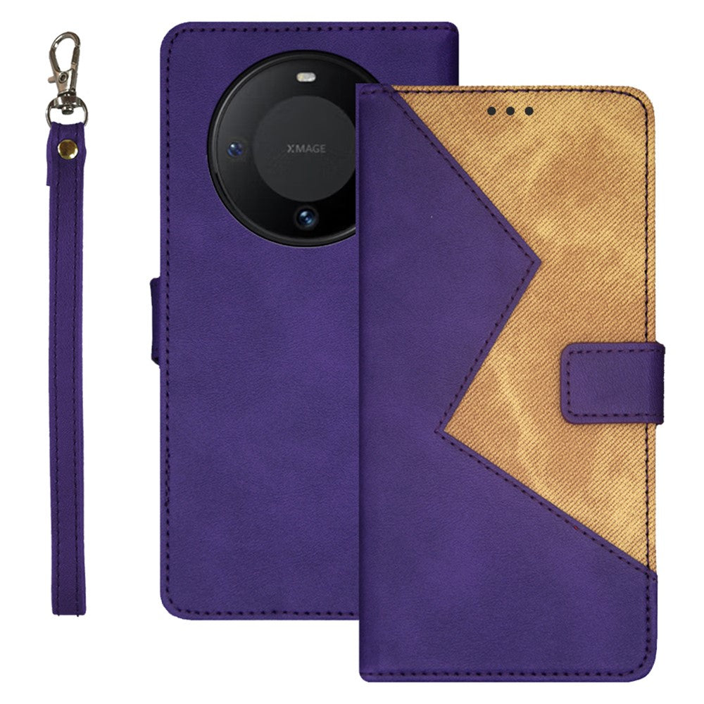IDEWEI Card Slots Phone Shell for Huawei Mate 60 Case PU Leather Stand Phone Cover