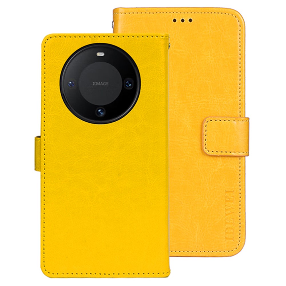 IDEWEI Leather Cover for Huawei Mate 60 Pro Case with Wallet Stand