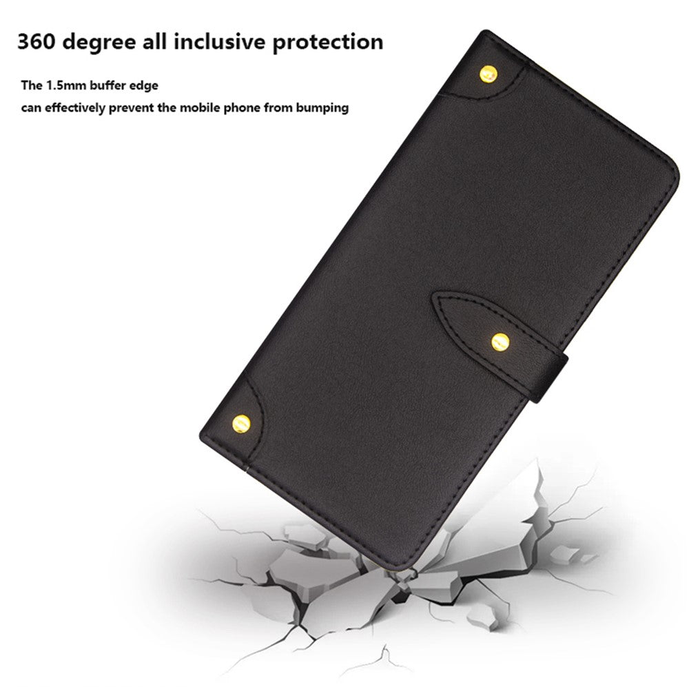 IDEWEI For Huawei Mate 60 Case PU Leather Stand Cover with Card Holder